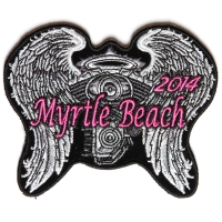 Myrtle Beach 2014 Patch Angel Wings